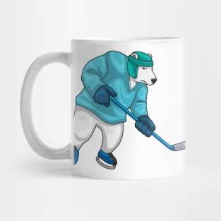 Polar bear Ice hockey Ice hockey stick Mug